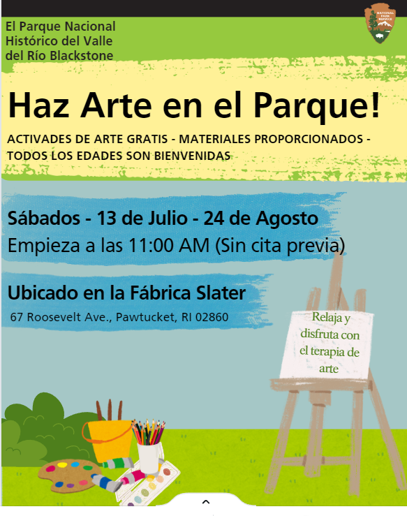 Art in the Park Flyer, Spanish version