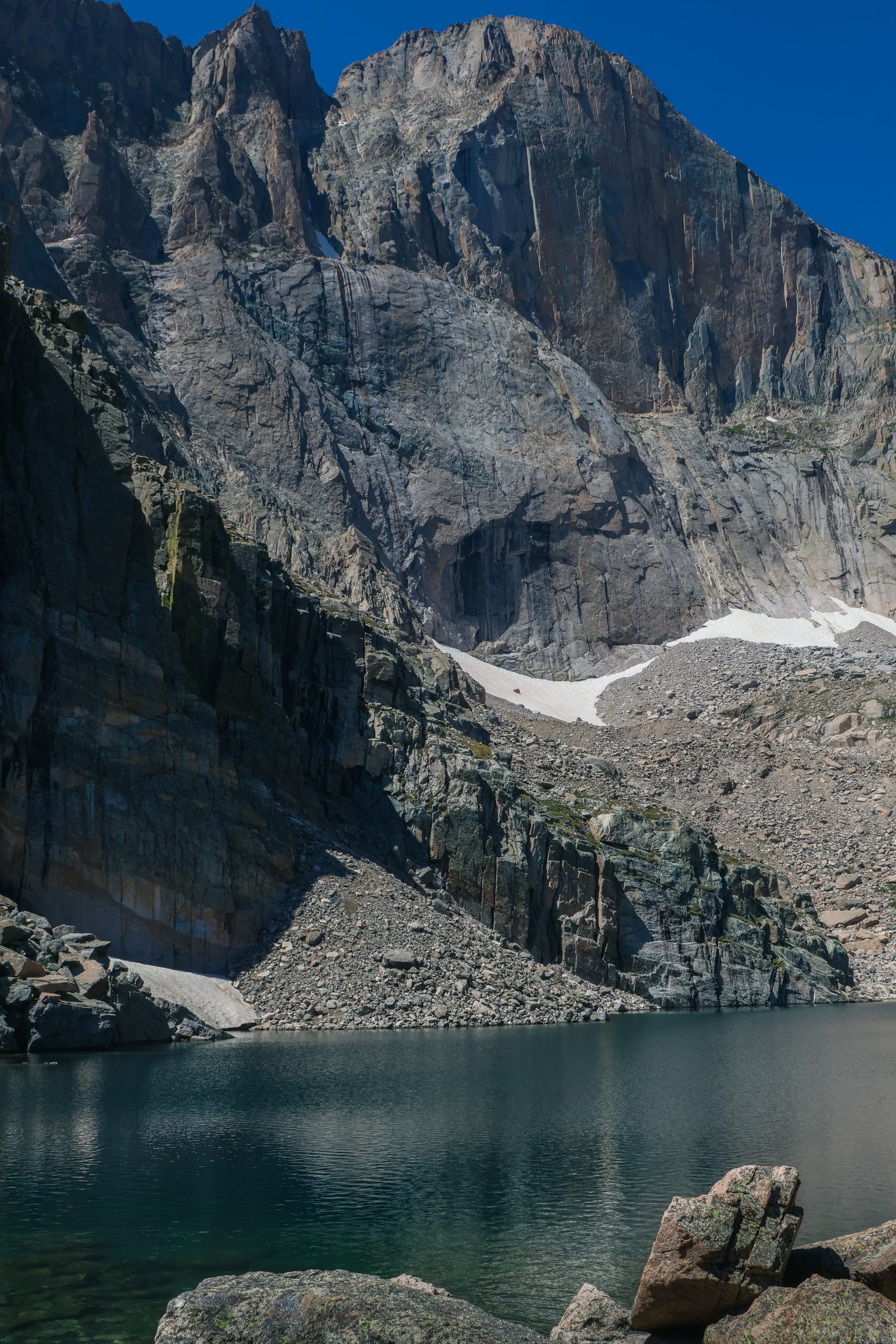 Chasm Lake in the Summer - RMNP